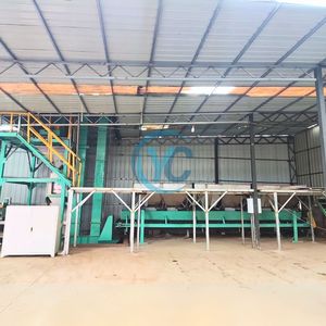 15吨自动掺混肥生产线｜地上配料BB肥设备