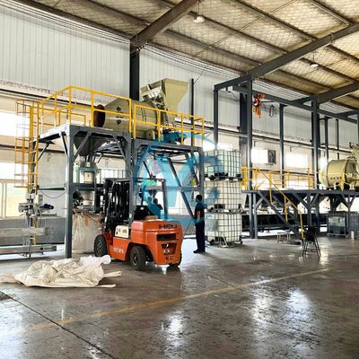 Fertilizer Blending Line with Drum Mixer for Efficient Production
