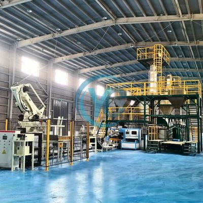 Fully Automated Fertilizer Production Line with Automatic Palletizing System