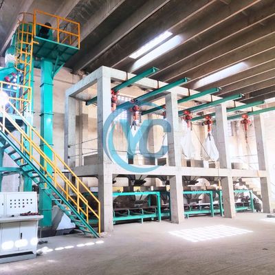 High-Capacity Fertilizer Blending Equipment with Ton-Box Feeding