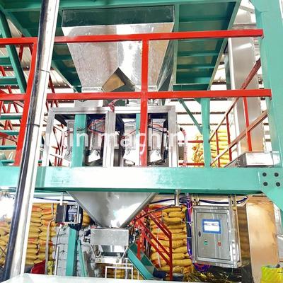 Double bucket pellet packing machine