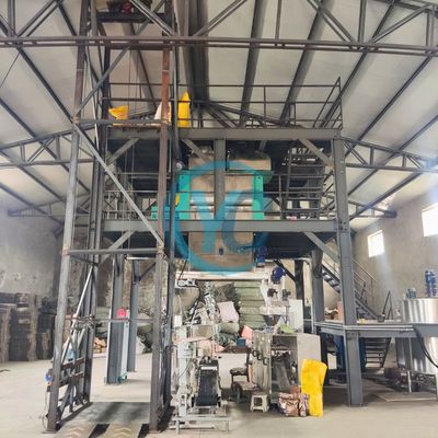 Fertilizer Mixer Machine Featuring Two Packaging Lines